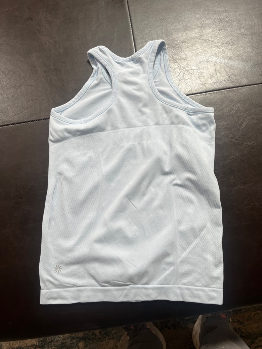 Athleta Pale Blue Racerback Performance Tank - Picture 3 of 4